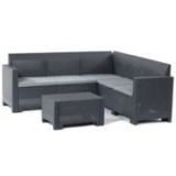 Комплект уличной мебели: диван угловой, столик 